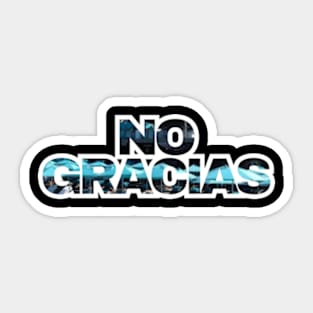 No Gracias Puerto Vallarta Sticker